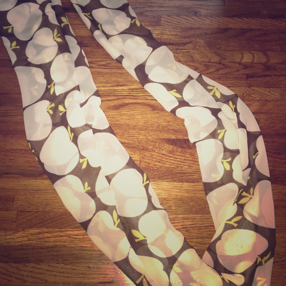 Chiffon infinity scarf